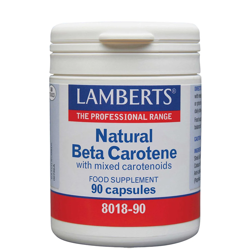 Lamberts Natural Beta Carotene 15mg x 90 Capsules Image 1