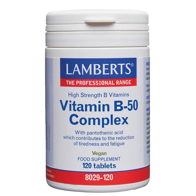 Lamberts Vitamin B-50 Complex x 120 Vitamins