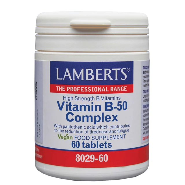 Lamberts Vitamin B-50 Complex x 60 Vitamins