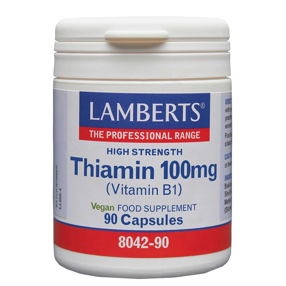 Lamberts Thiamin 100mg x 90 Capsules Image 1