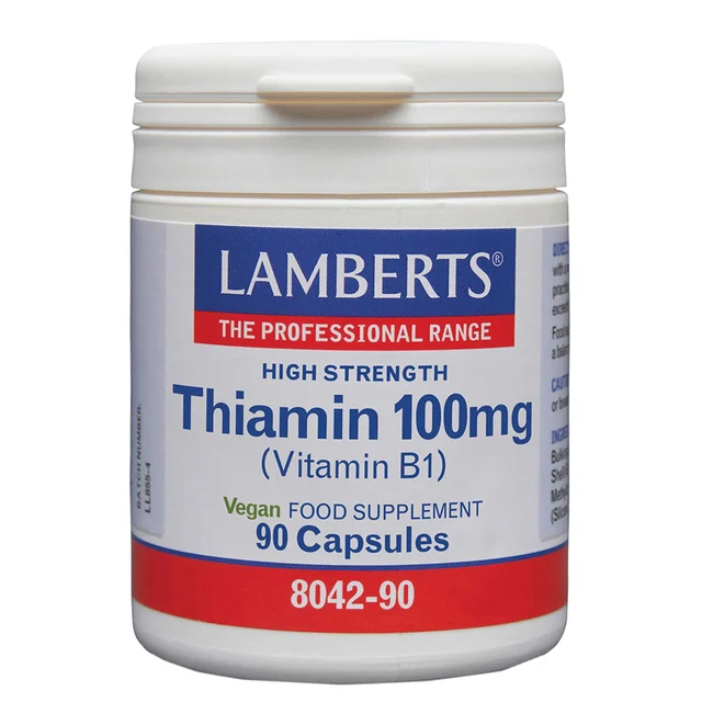Lamberts Thiamin 100mg x 90 Capsules