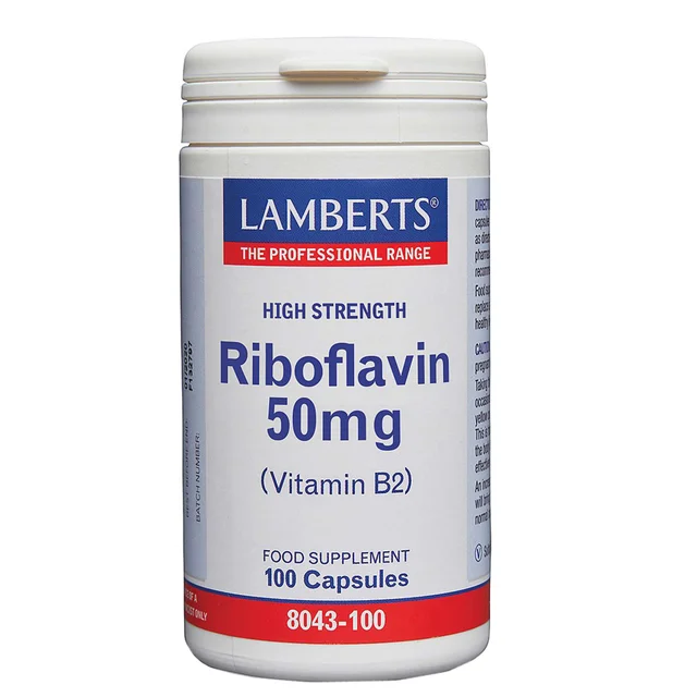 Lamberts Riboflavin 50mg x 100 Capsules