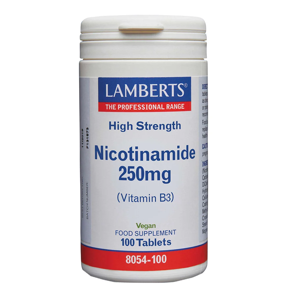 Lamberts Nicotinamide 250mg x 100 Tablets Image 1