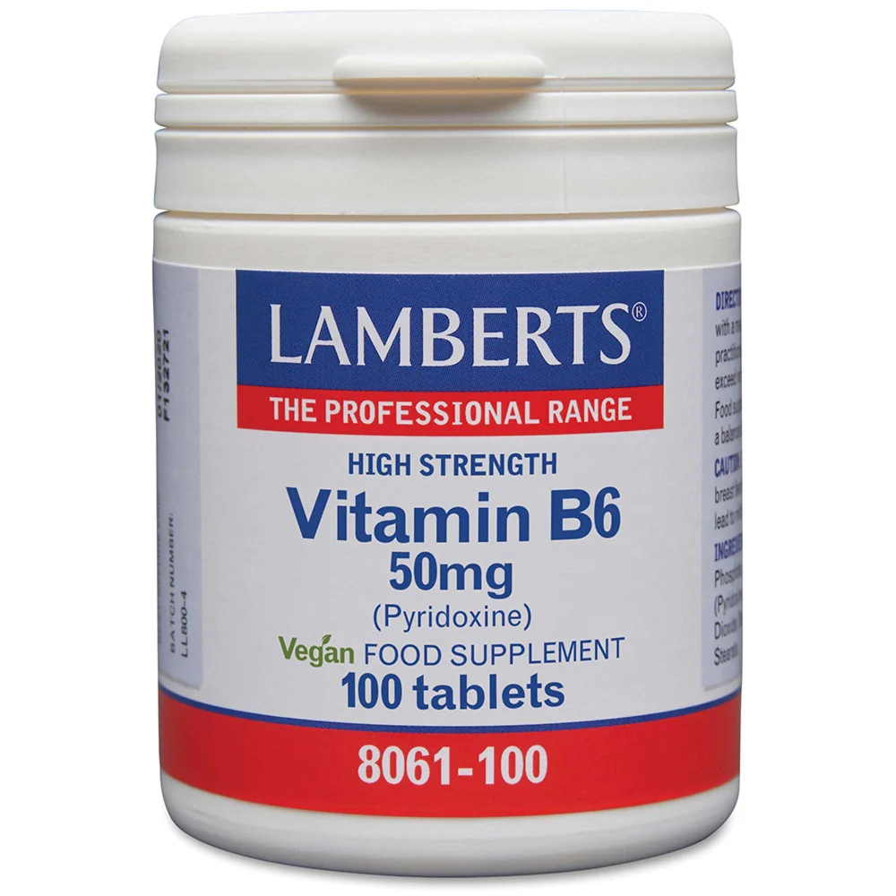 Lamberts Vitamin B6 50mg x 100 Tablets Image 1