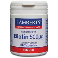 Lamberts Biotin 500ug x 90 Capsules