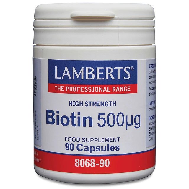 Lamberts Biotin 500ug x 90 Capsules