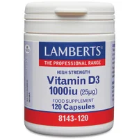 Lamberts Vitamins Vitamin D3 1000 iu x 120 Capsules