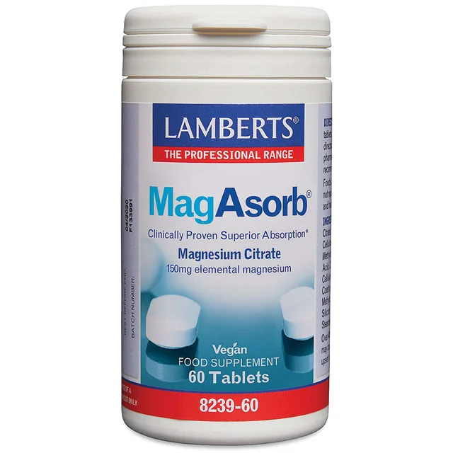 Lamberts MagAsorb x 60 Tablets
