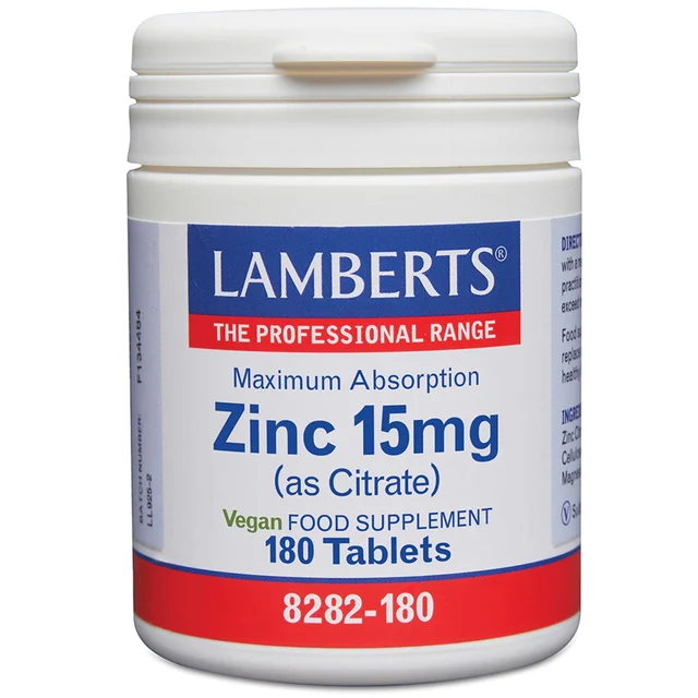 Lamberts Zinc 15mg x 180 Tablets