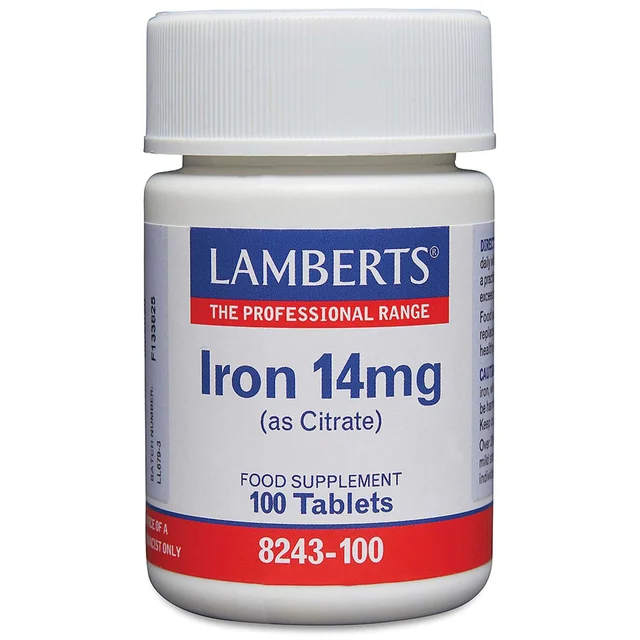 Lamberts Minerals Iron 14mg x 100 Tablets