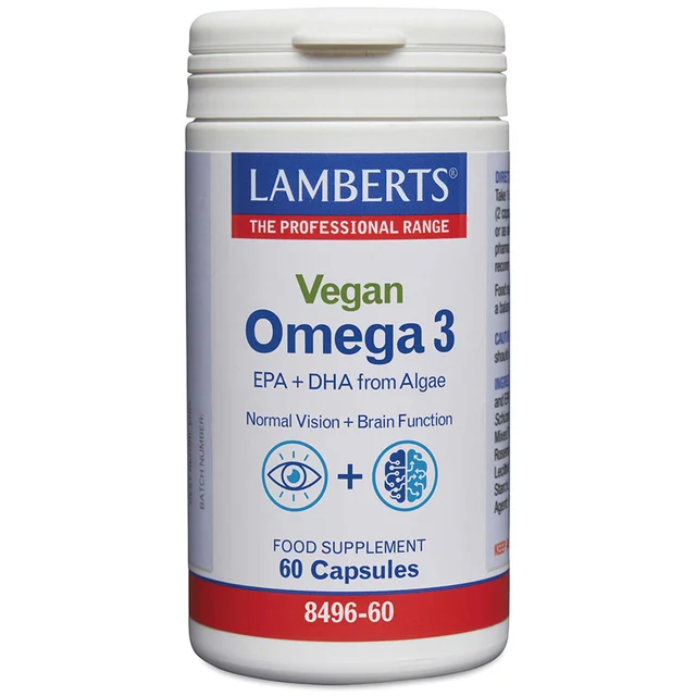 Lamberts Essential Fatty Acids Vegan Omega 3 x 60 Tablets