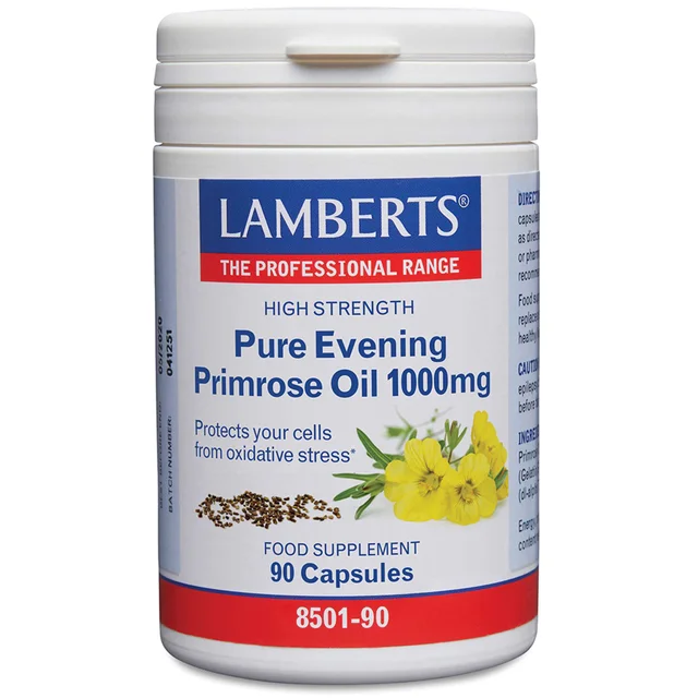 Lamberts Essential Fatty Acids Evening Primrose Oil 1000mg x 90 Capsules
