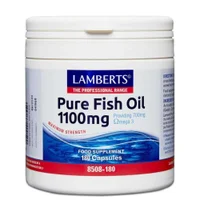 Lamberts Fish Oil Pure Fish Oil 1100mg x 60 Capsules - undefined undefined