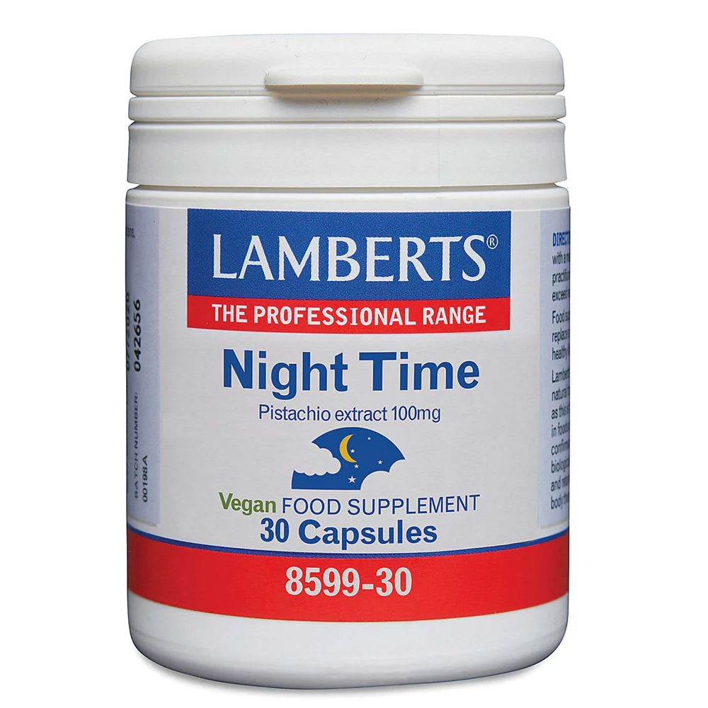 Lamberts Herbs Night Time Pistachio Extract x 30 Capsules Image 1