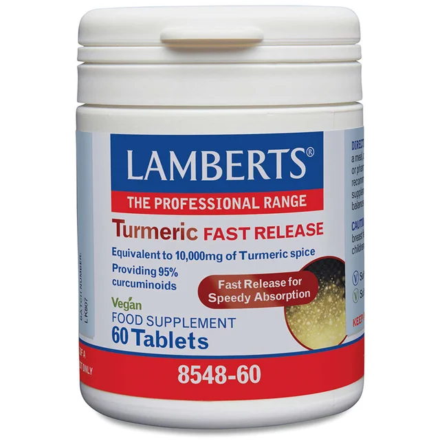 Lamberts Herbs Turmeric Fast Release x 60 Capsules