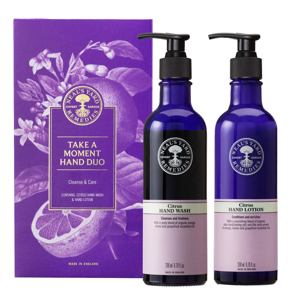 Neal's Yard Remedies Gifts & Sets Take a Moment Hand Duo: Citrus Image 1