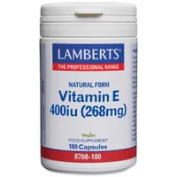 Lamberts Natural Vitamin E 400iu x 180 Capsules