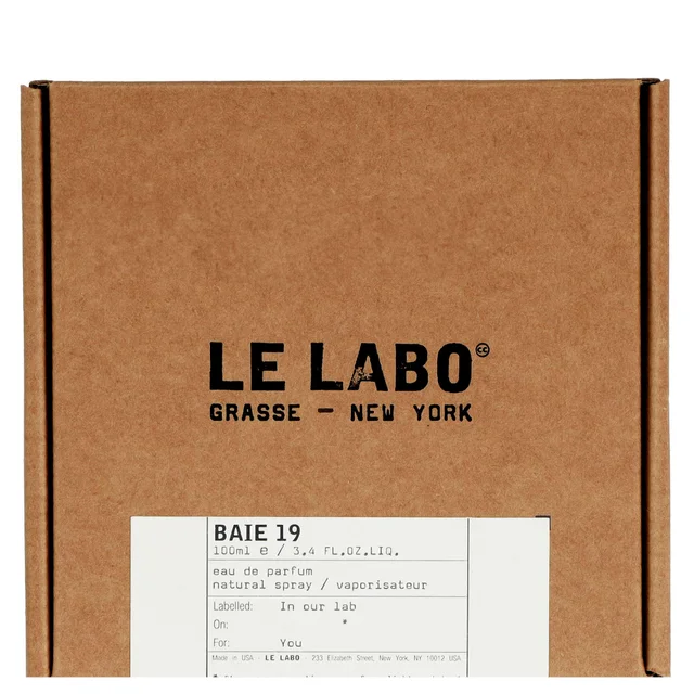 Le Labo Baie 19 Eau de Parfum Spray 100ml