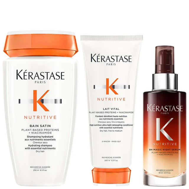 Kérastase Trio: Nutritive Nourishing Essentials Bundle for Fine-Medium Dry Hair