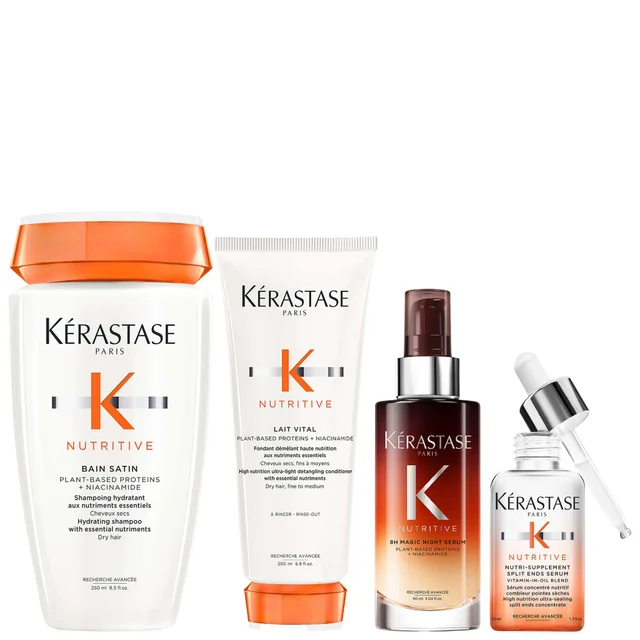 Kérastase Set: Nutritive Daily Nourishing Regime for Fine-Medium Dry Hair