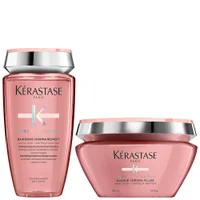 Kérastase Duo: Chroma Absolu Bain Riche Shampoo & Filler for Medium to Thick Hair - undefined undefined