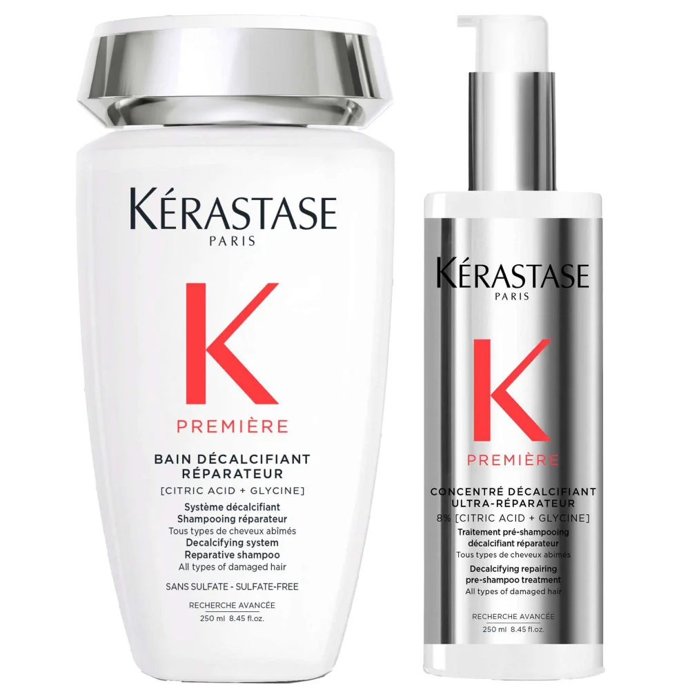 Kérastase Duo: Première Decalcifying Repairing Pre-Shampoo and Shampoo 250ml for Damaged Hair Image 1
