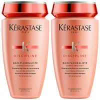 Kérastase Duo: Bain Fluidealiste: Smooth-In-Motion Shampoo For All Unruly Hair x 2 250ml - undefined undefined