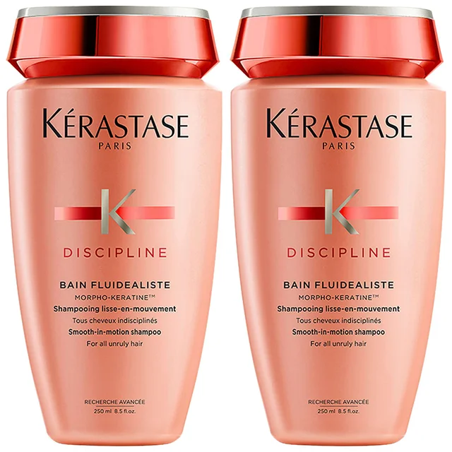 Kérastase Duo: Bain Fluidealiste: Smooth-In-Motion Shampoo For All Unruly Hair x 2 250ml