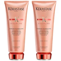 Kérastase Duo: Discipline Fondant Fluidealiste: Smooth-in-Motion Care x 2 200ml - undefined undefined