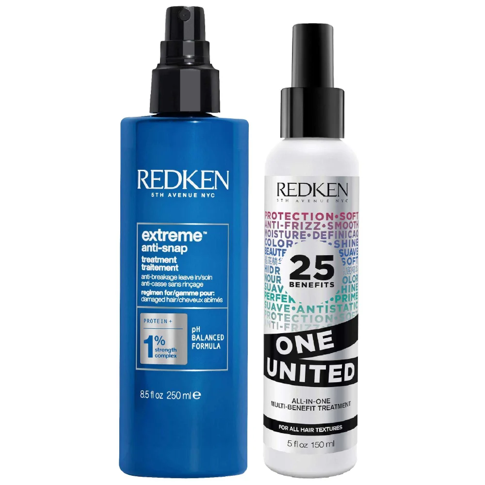 Redken Duo: Extreme Anti-Snap and One United Hair Treatment Bundle Image 1
