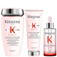 Kérastase Bundles Trio: Genesis Bain Nutri-Fortifiant Shampoo, Conditioner & Serum Hair Routine
