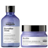 L'Oréal Professionnel Duo: Serie Expert Blondifier Gloss Shampoo and Masque - undefined undefined