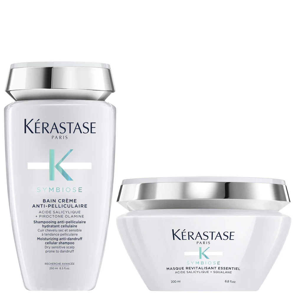 Kérastase Duo: Moisturising Anti-Dandruff Cellular Shampoo 250ml & Revitalising Mask 200ml Image 1