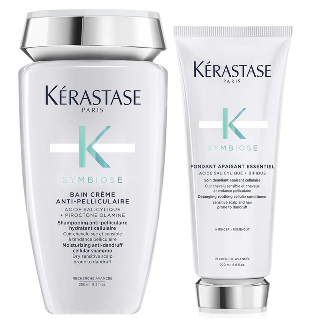 Kérastase Duo: Moisturising Anti-Dandruff Cellular Shampoo 250ml & Conditioner 200ml for Dry Scalp