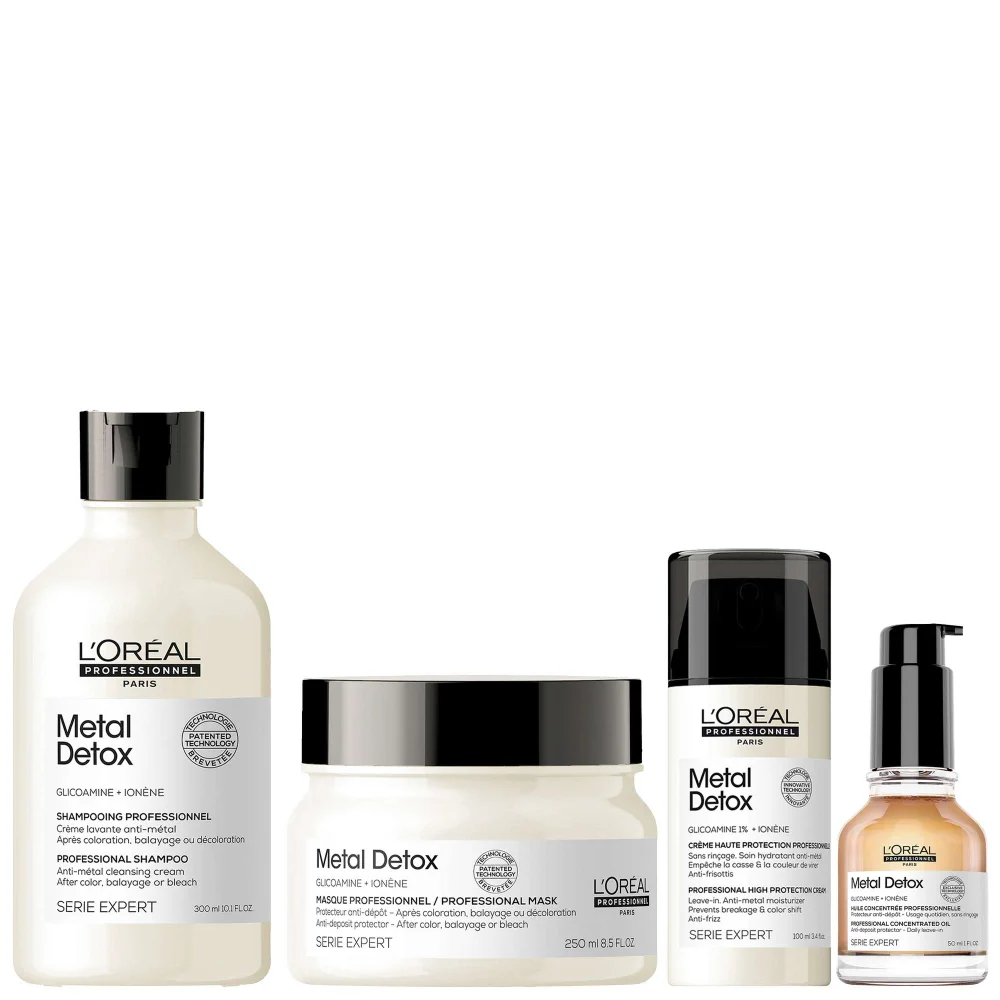 L'Oréal Professionnel Metal Detox Shampoo, Mask, Oil And Cream Image 1