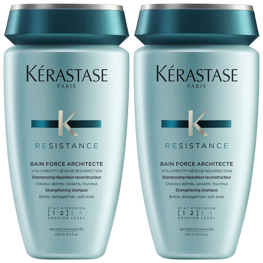 Kérastase Duo: Bain Force Architecte: Strengthening Shampoo x 2 250ml Image 1