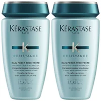 Kérastase Duo: Bain Force Architecte: Strengthening Shampoo x 2 250ml - undefined undefined