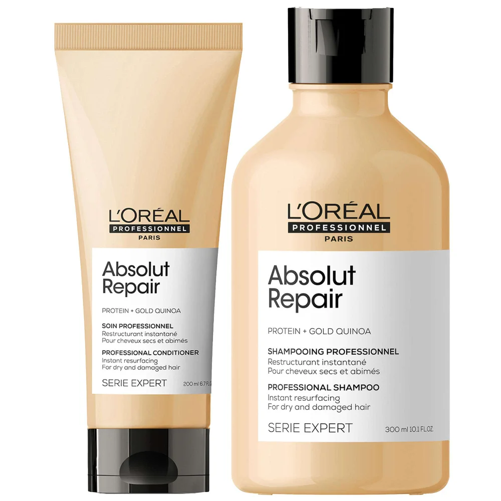 L'Oréal Professionnel Bundles Duo: Absolut Repair Hydrating Shampoo & Conditioner Dry Hair Image 1
