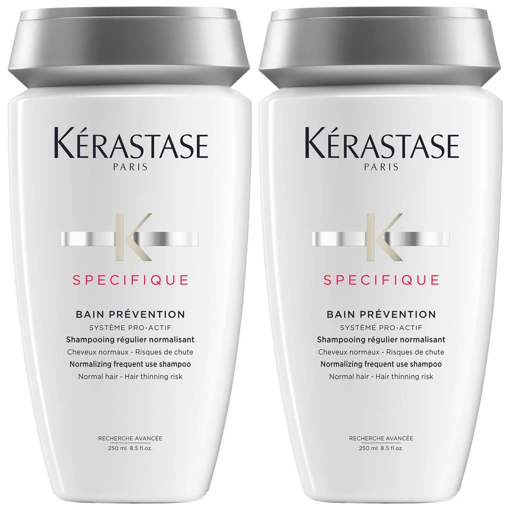 Kérastase Duo: Specifique Bain Prévention: Normalizing Frequent Use Shampoo x 2 250ml Image 1