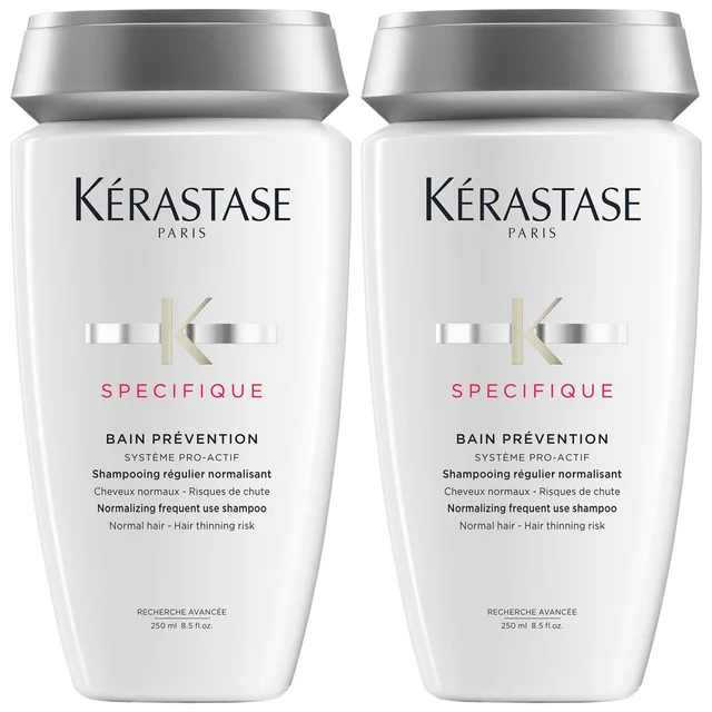 Kérastase Duo: Specifique Bain Prévention: Normalizing Frequent Use Shampoo x 2 250ml