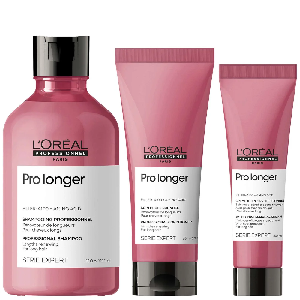 L'Oréal Professionnel Trio: Pro Longer Shampoo, Conditioner and Cream Image 1