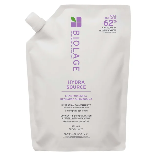 Biolage HydraSource Hydrating Shampoo Refill for Dry Hair 500ml