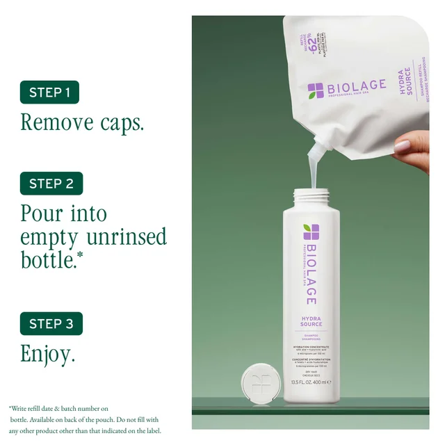 Biolage HydraSource Hydrating Shampoo Refill for Dry Hair 500ml