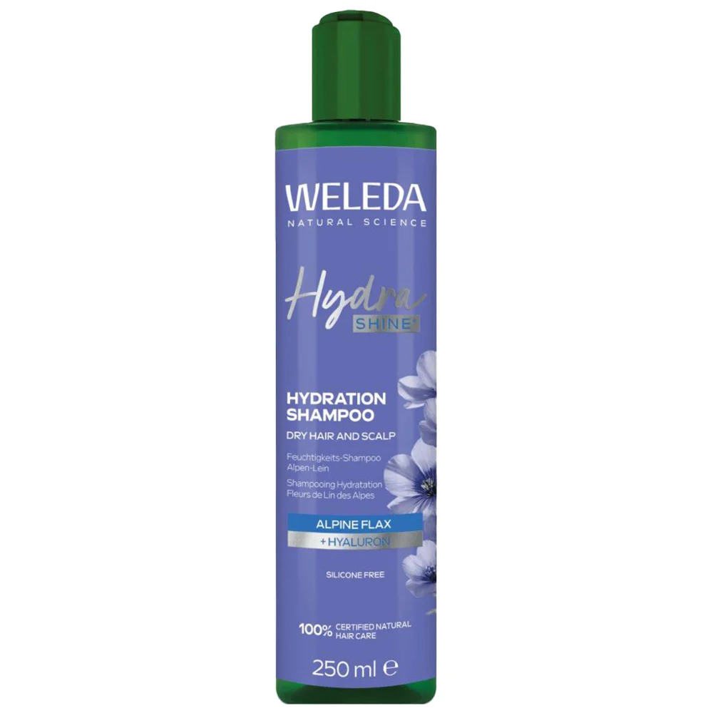 Weleda Hydra Shine Shampoo with Hyaluron and Alpine Flax 250ml Image 1
