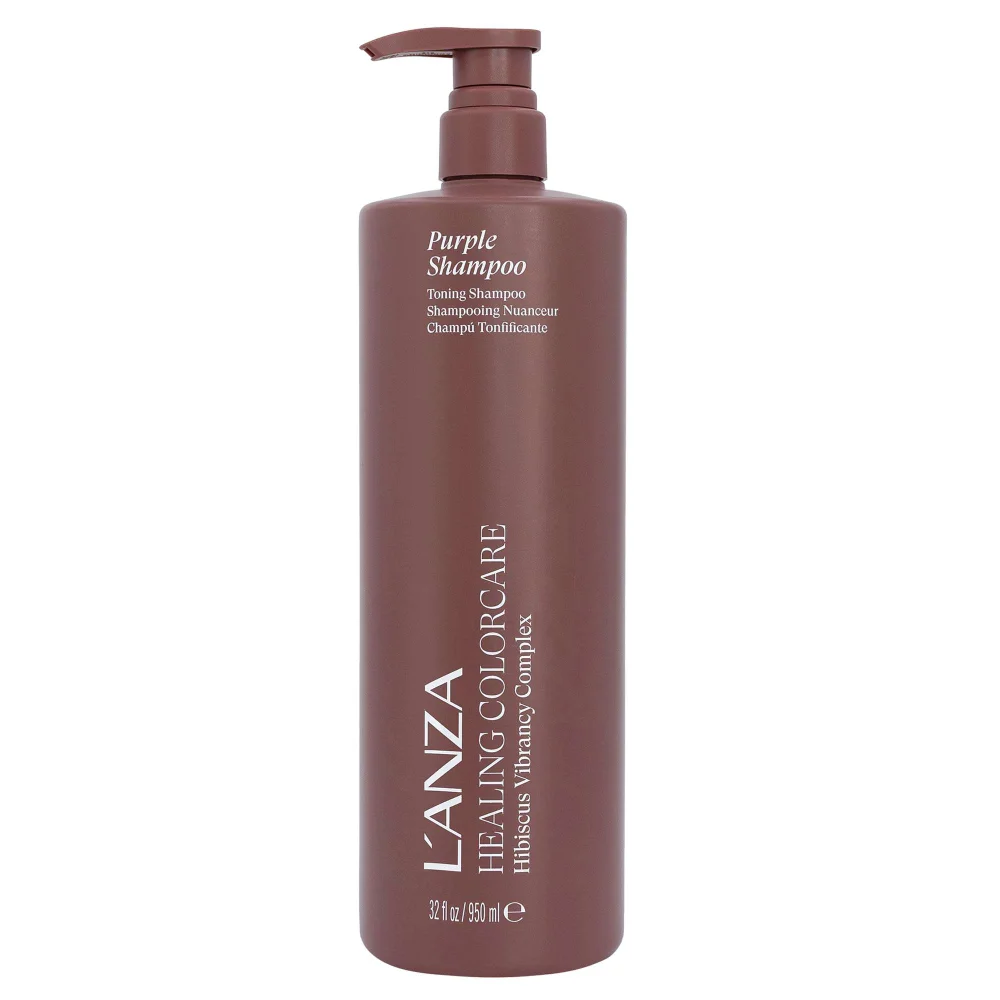 L'Anza Healing ColorCare Purple Shampoo 950ml Image 1