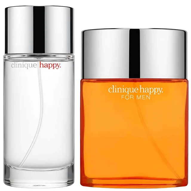 Clinique Duo: Happy Perfume Spray 100ml / 3.4 fl.oz. & Cologne Eau de Toilette Spray 100ml / 3.4 fl.oz.