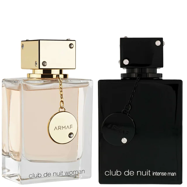 Armaf Bundles Duo: Club De Nuit Woman Eau de Parfum Spray 105ml & Intense Man Eau de Toilette Spray 105ml