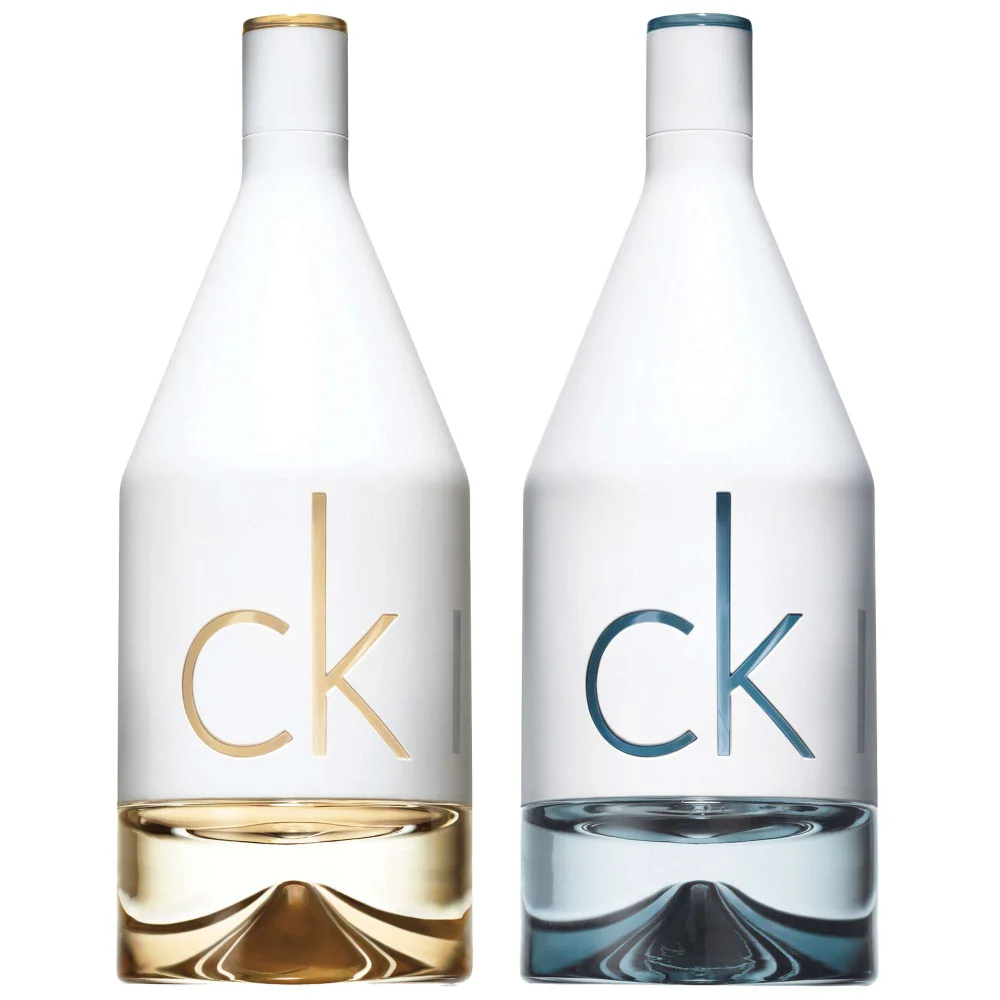 Calvin Klein Duo: IN2U Her Eau de Toilette 150ml & IN2U Him Eau de Toilette 150ml Image 1