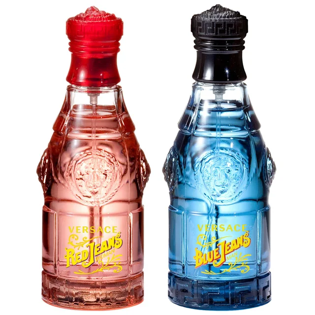 Versace Duo: Red Jeans Eau de Toilette Spray 75ml & Versus Blue Jeans Eau de Toilette Spray 75ml