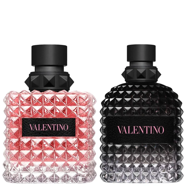 Valentino Duo: Donna Born In Roma Eau de Parfum Spray 100ml & Born in Roma Uomo Eau de Toilette Spray 100ml